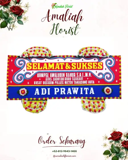 Papan Bunga Ucapan Selamat Sono Ageng